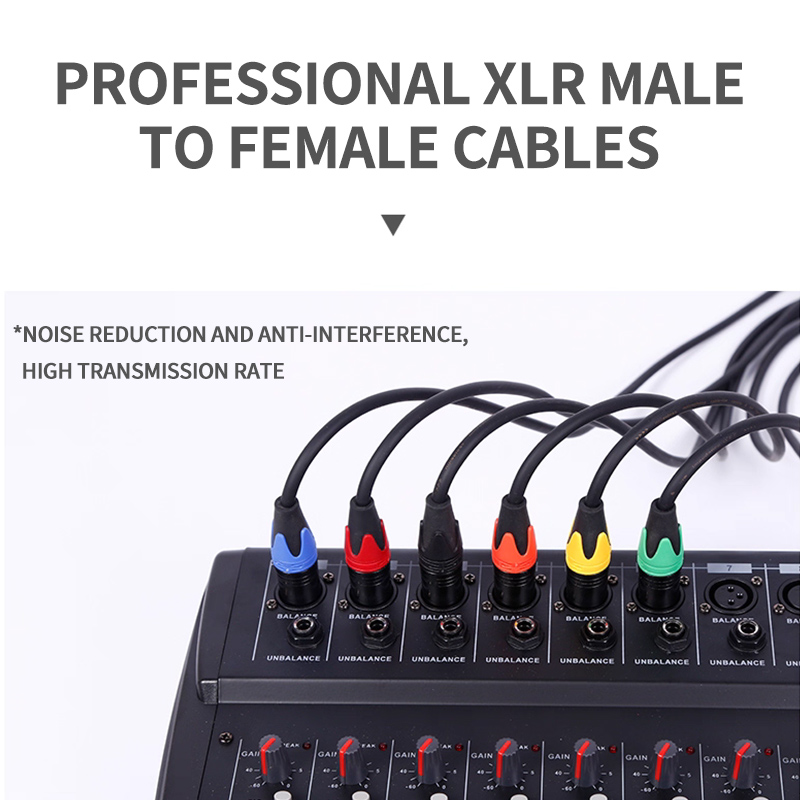 Cable Xlr Balanced - XLR Microphone Cable 3-Pin Male to