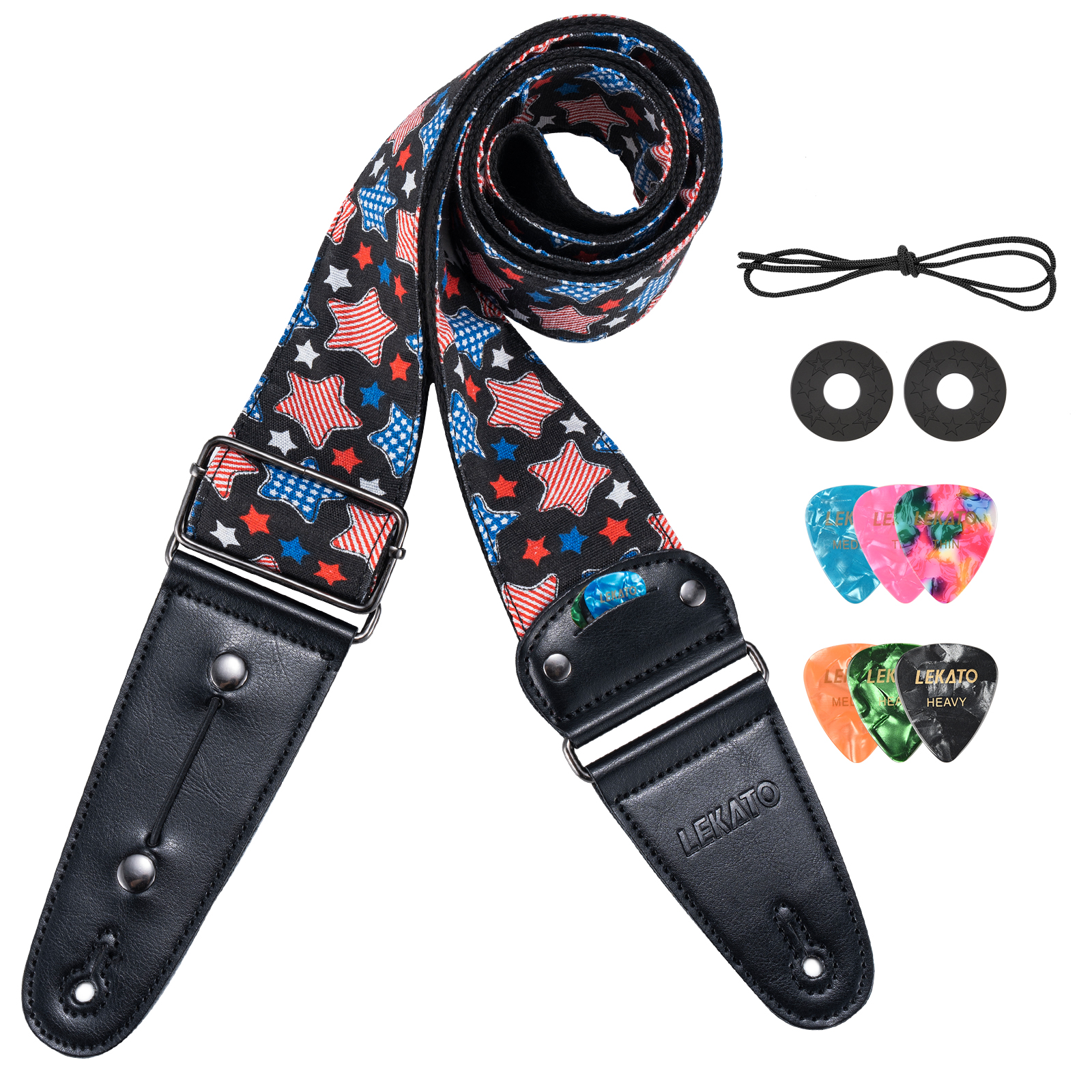 Guitar Strap Padded - Lekato 2.5