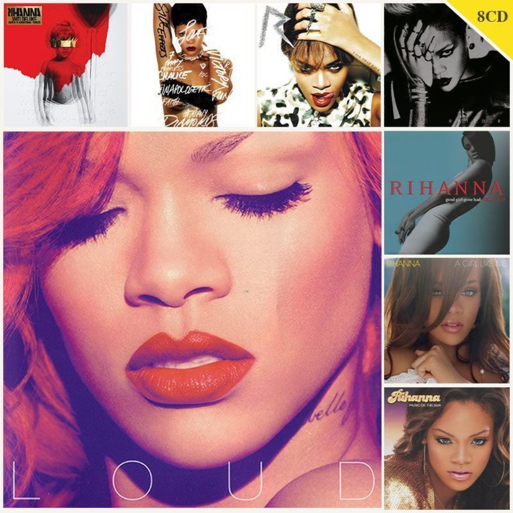 Audio Musically - Rihanna 8CD（only Disc）Collection Album Compilation Lossless