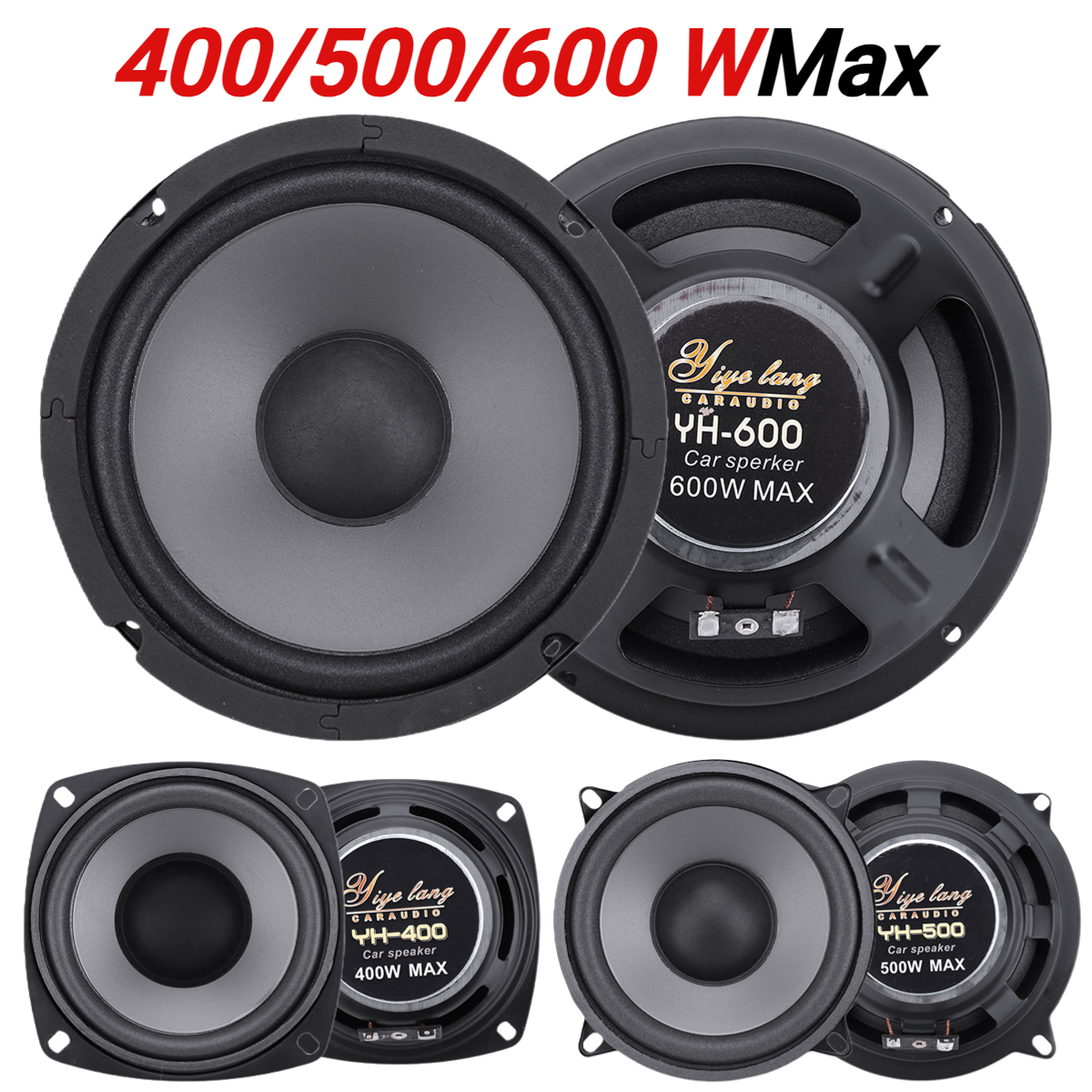 Audio X Music - 4/5/6.5Inch Universal Car HiFi Coaxial Stereo