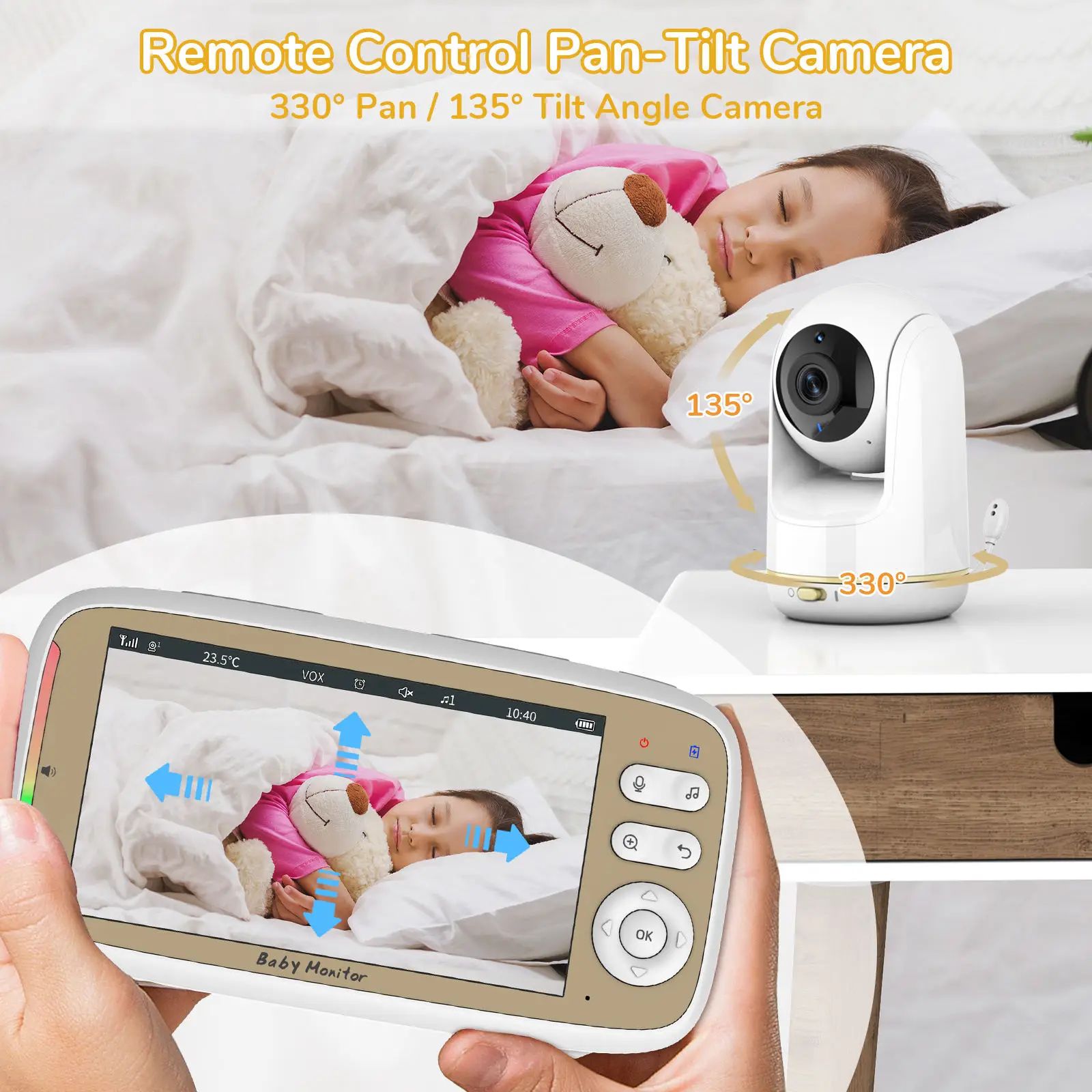 VB803 PRO Baby Monitor with 2p – Audio X Music recenzja i cena
