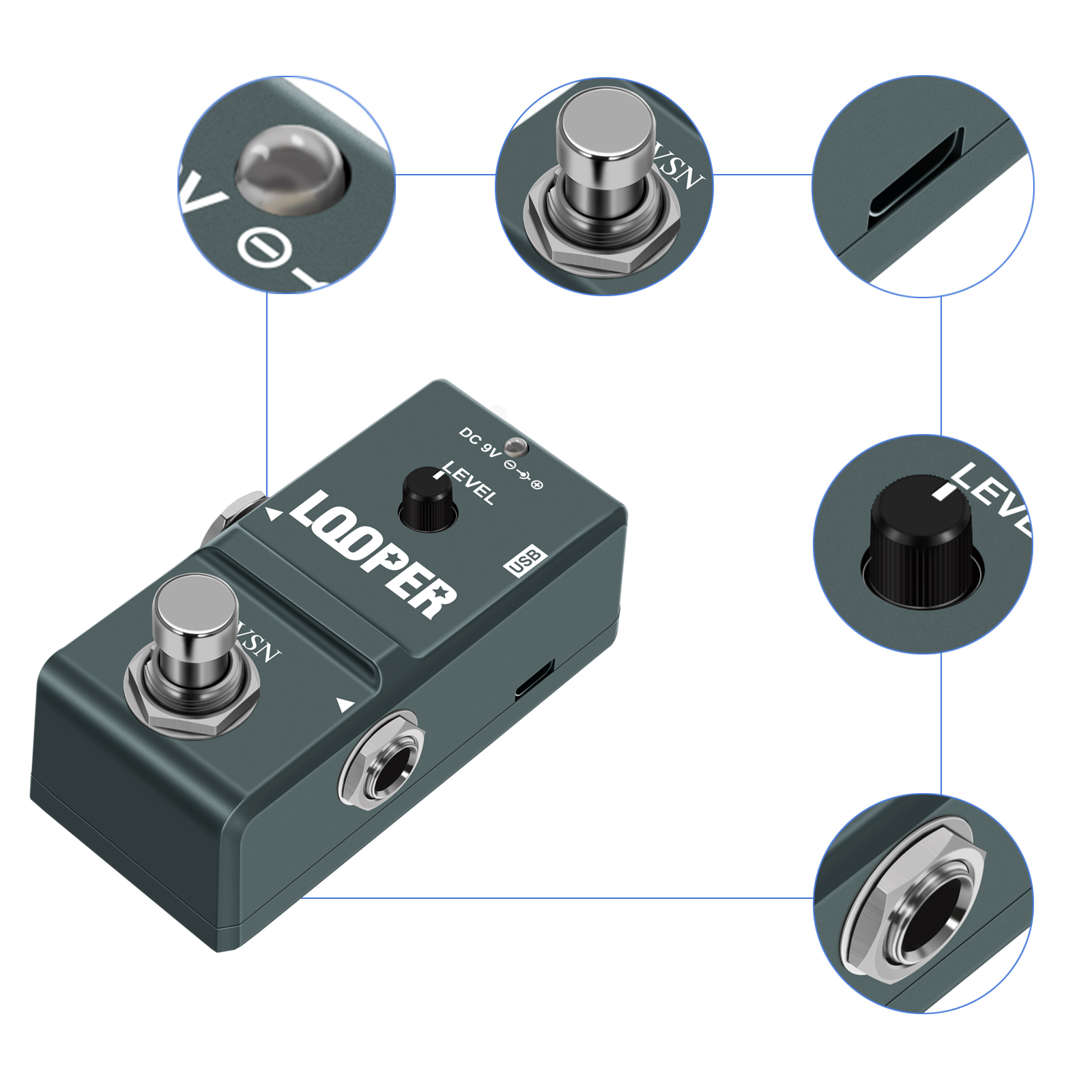VSN Guitar Looper Pedal Digita – Looper Pedal Guitar recenzja i cena