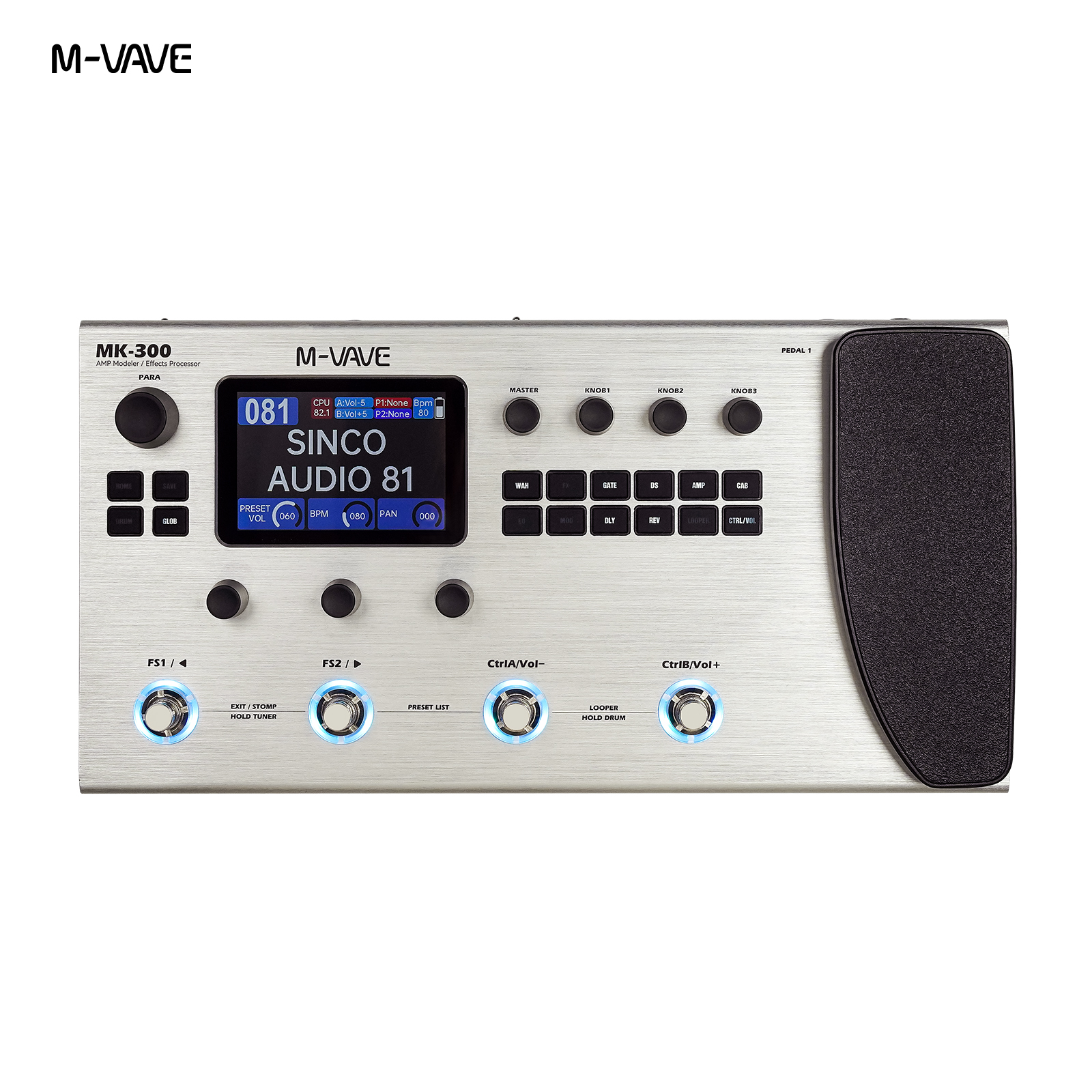 M-VAVE MK-300 Multi-Function G – Looper Pedal Guitar recenzja i cena