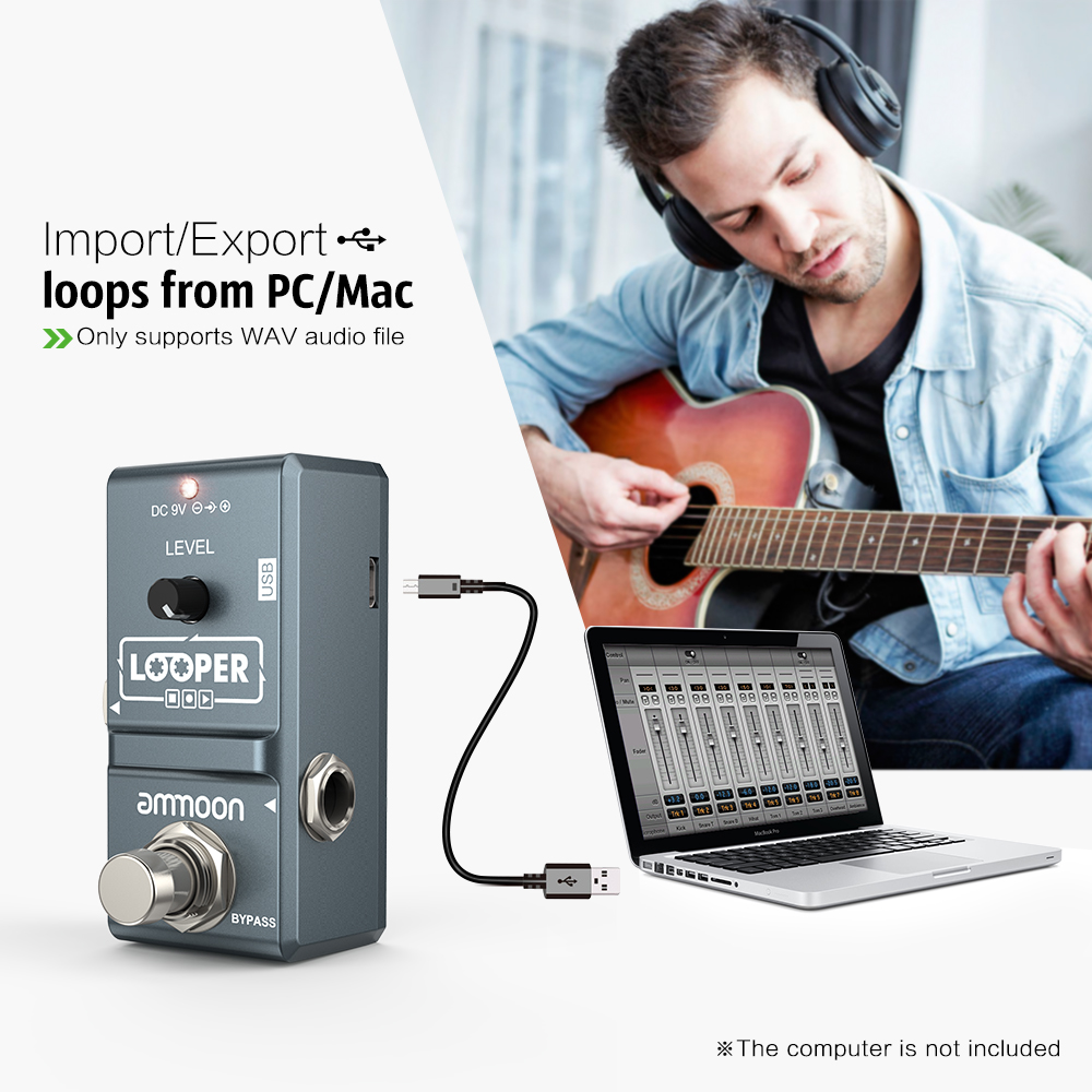 ammoon AP-09  Nano Loop Electr – Looper Pedal Guitar recenzja i cena