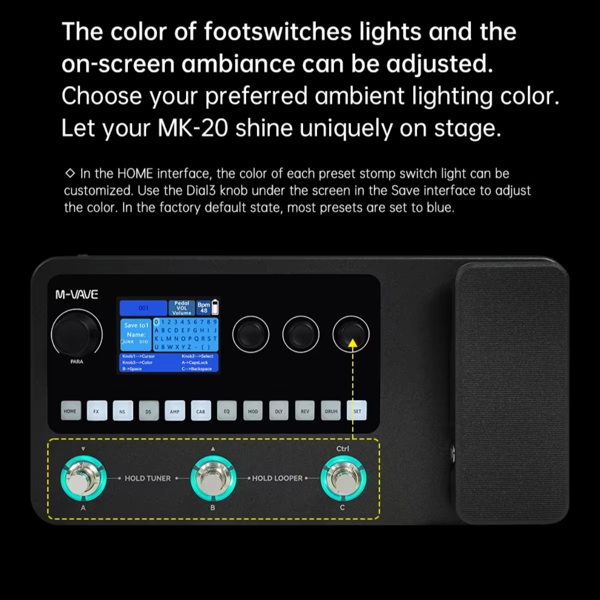 M-VAVE MK-20 Guitar and Bass M – Looper Pedal Guitar recenzja i cena