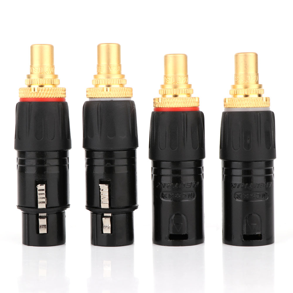 2PC NEUTRIK XLR male to RCA Fe – Cable Xlr Balanced recenzja i cena