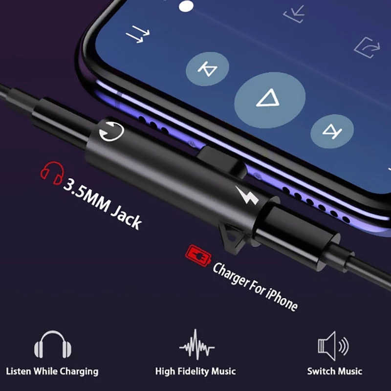 2 In1 Adapter Splitter For iPh – Audio X Music recenzja i cena