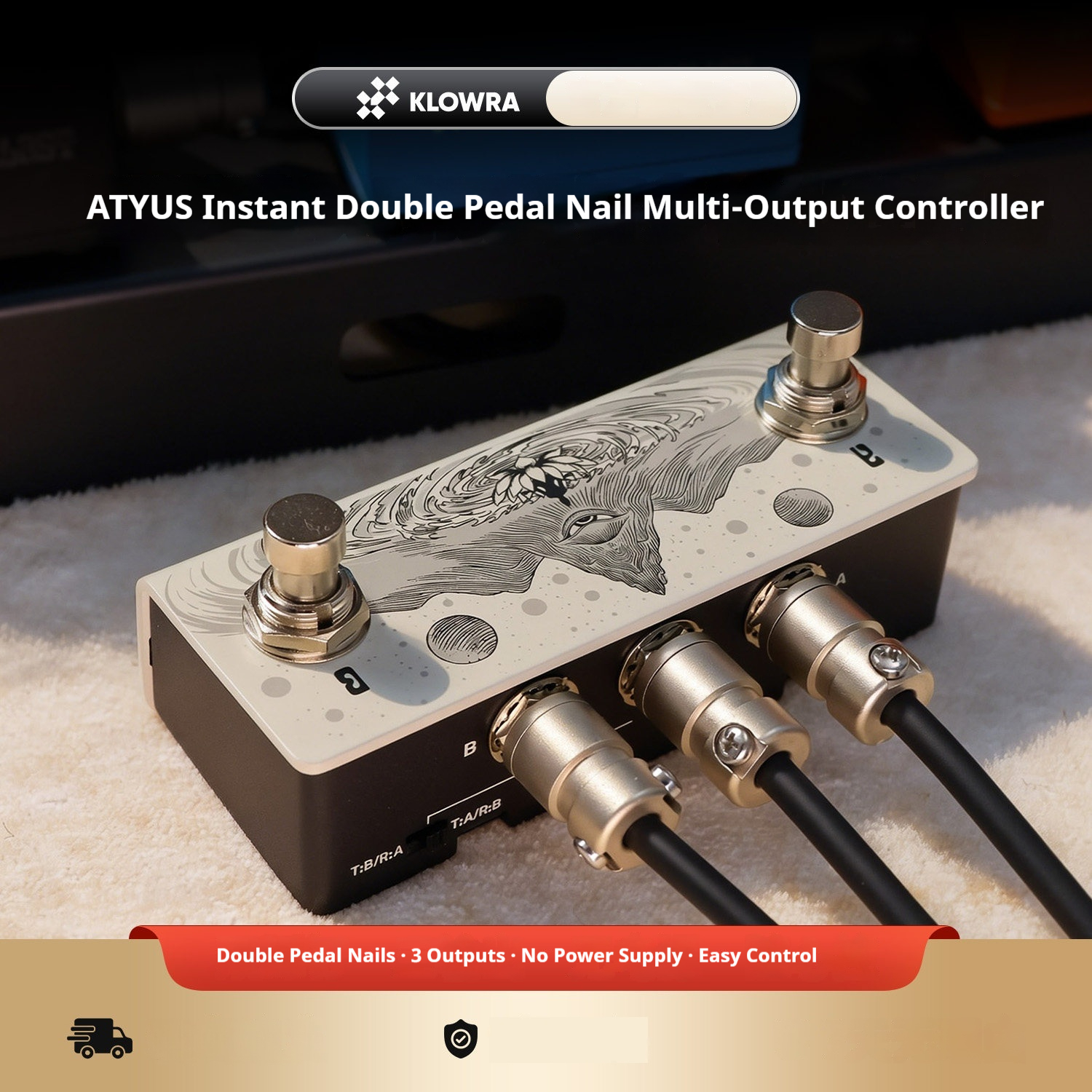 KLOWRA Animus Dual Momentary F – Looper Pedal Guitar recenzja i cena