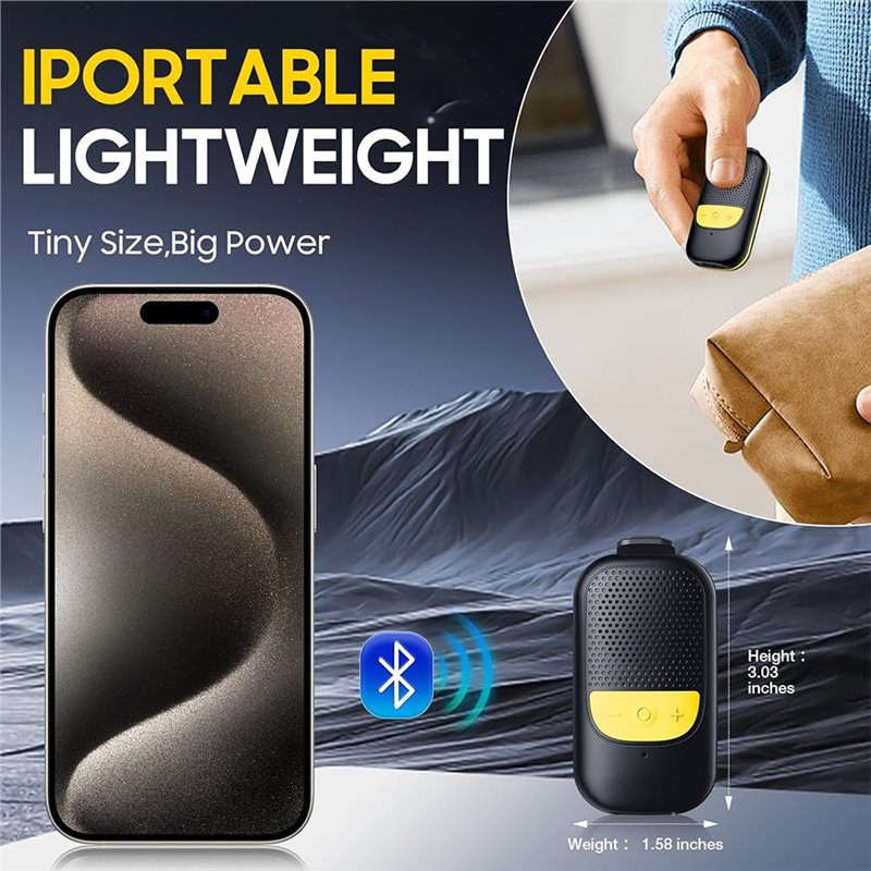 B68C Clip-On Portable Bluetoot – Audio Music Online Free recenzja i cena