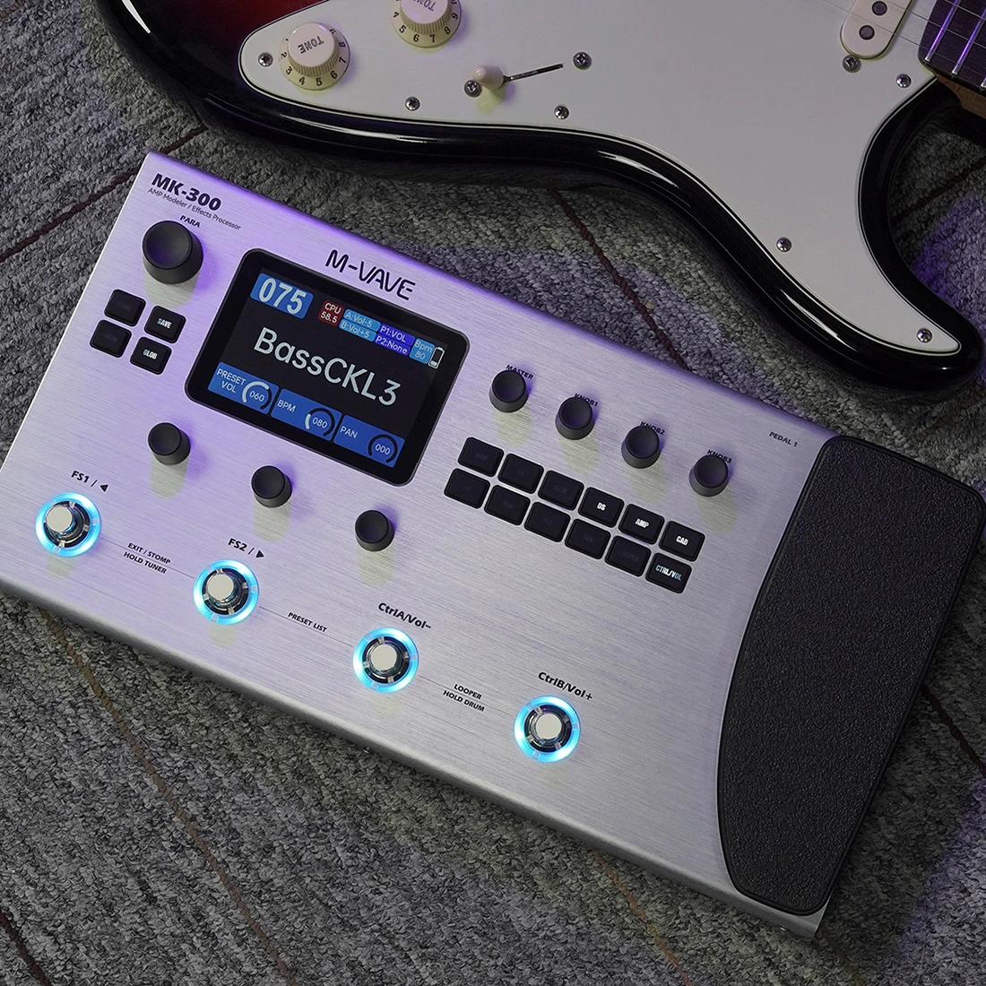 M-VAVE Guitar Multi-Effect Pro – Looper Pedal Guitar recenzja i cena