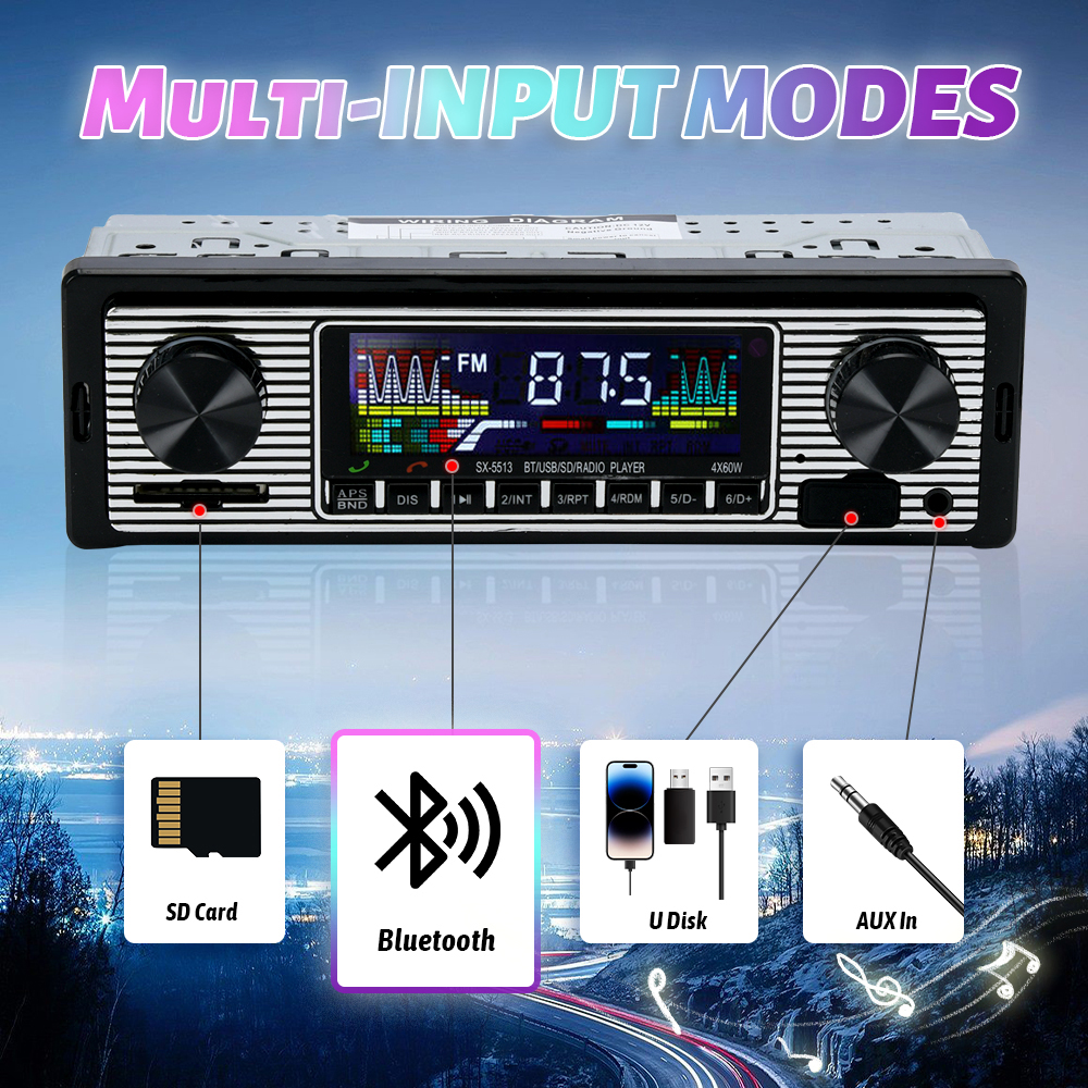 Vintage Car Radio Vehicle Inte – Audio Music Mp3 recenzja i cena