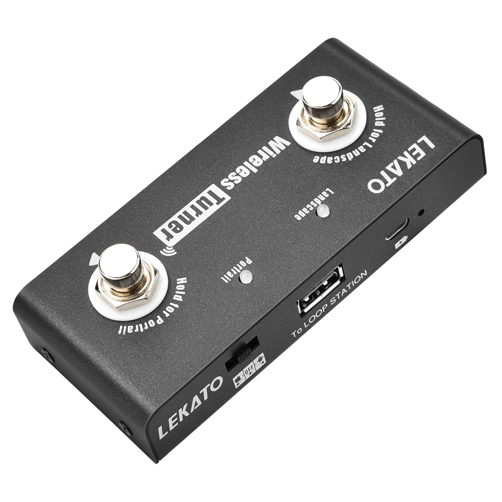 Lekato Wireless Bluetooth Page – Looper Pedal Guitar recenzja i cena