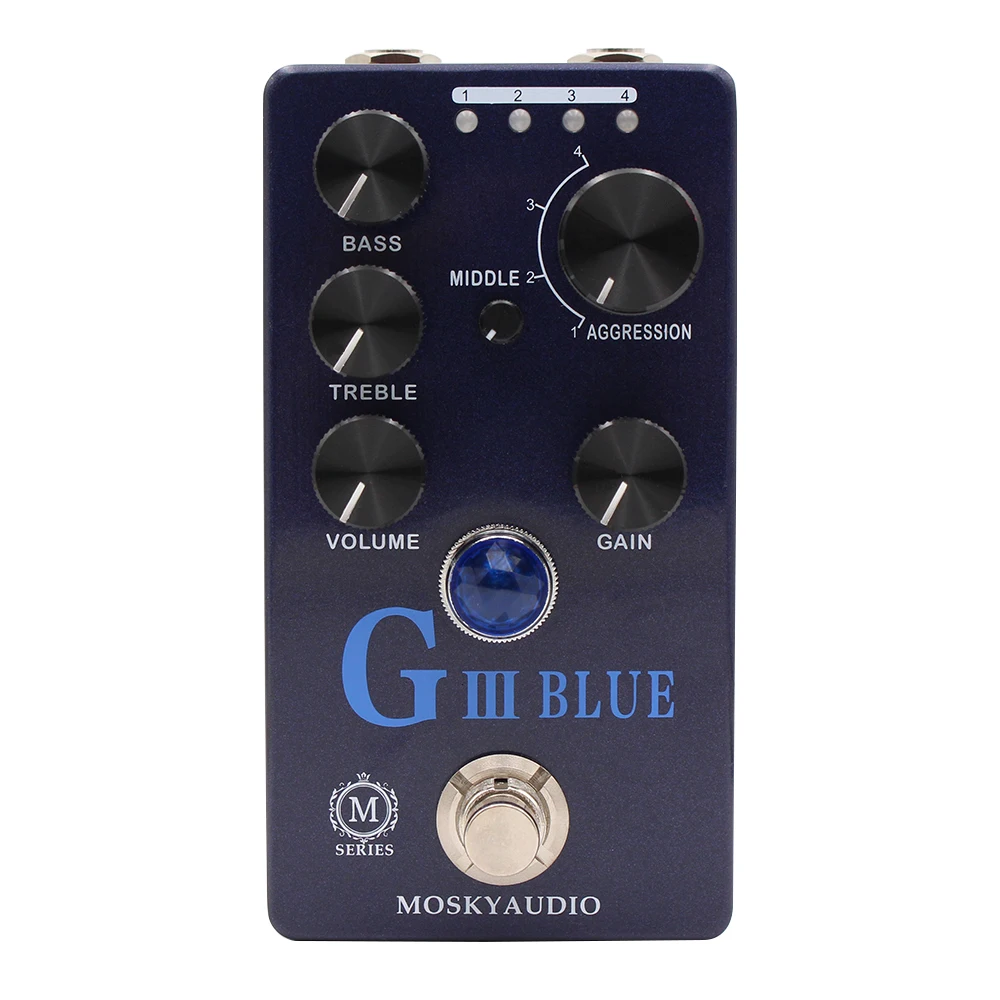 Mosky G III BLUE Overdrive Dis – Looper Pedal Guitar recenzja i cena