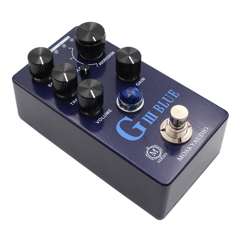 Mosky G III BLUE Overdrive Dis – Looper Pedal Guitar recenzja i cena