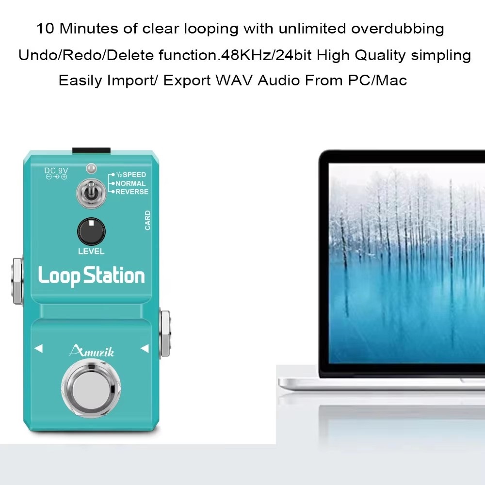 Amuzik Guitar Bass Keyboard Rh – Looper Pedal Guitar recenzja i cena