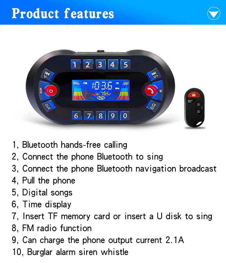 MT730 Motorcycle Bluetooth Spe – Audio Music Mp3 recenzja i cena