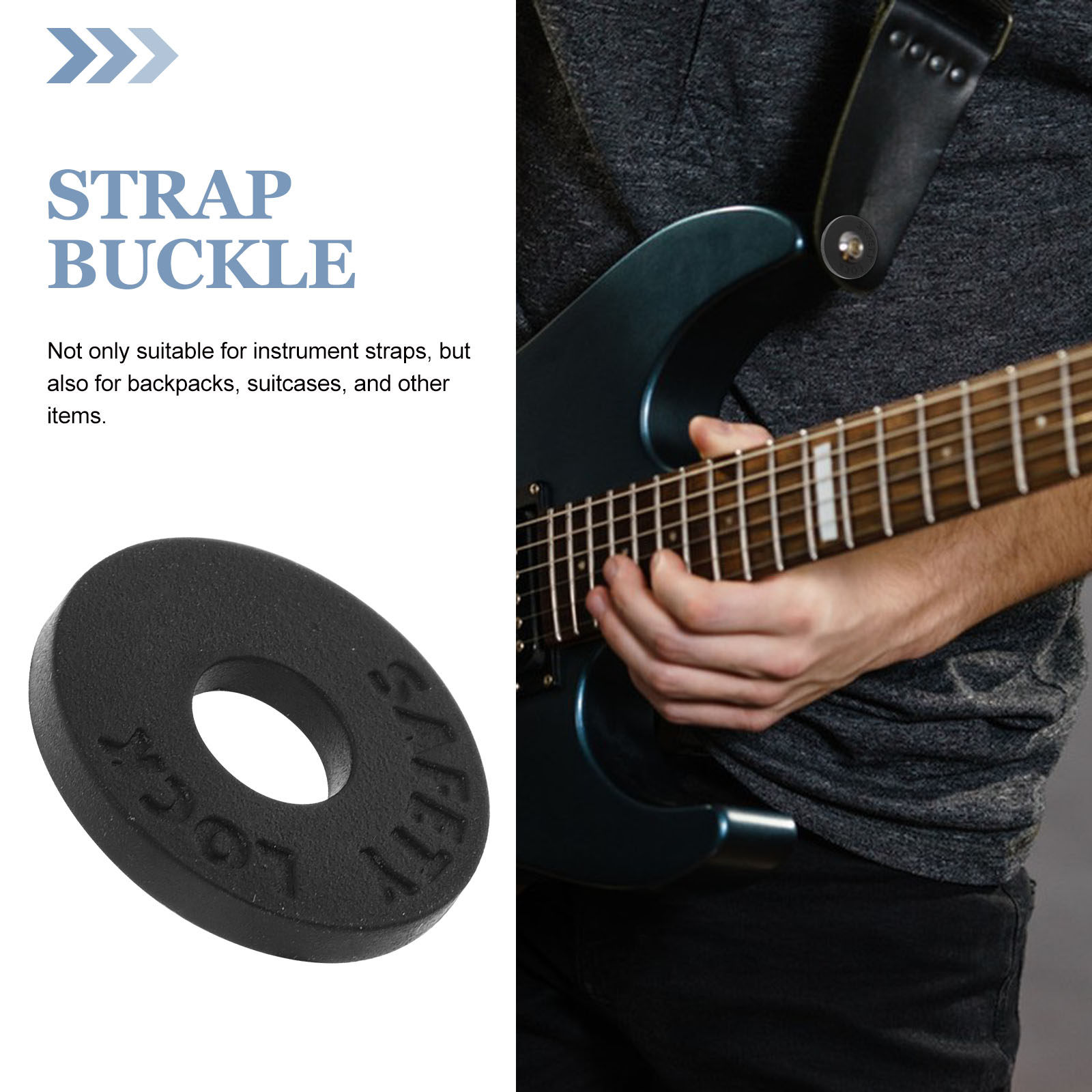 10Pcs Anti Slip Silicone Gaske – Guitar Strap Padded recenzja i cena