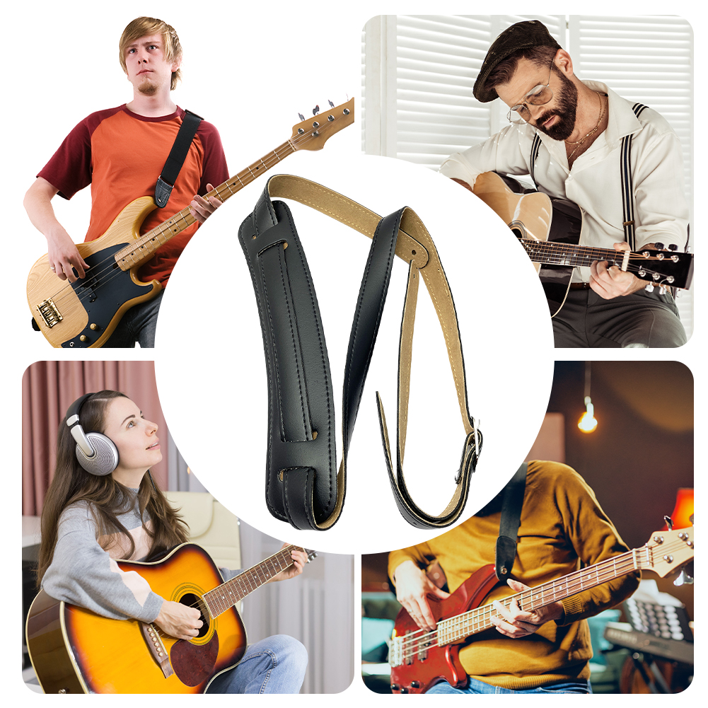 Leather Acoustic Guitar Strap  – Guitar Strap Padded recenzja i cena