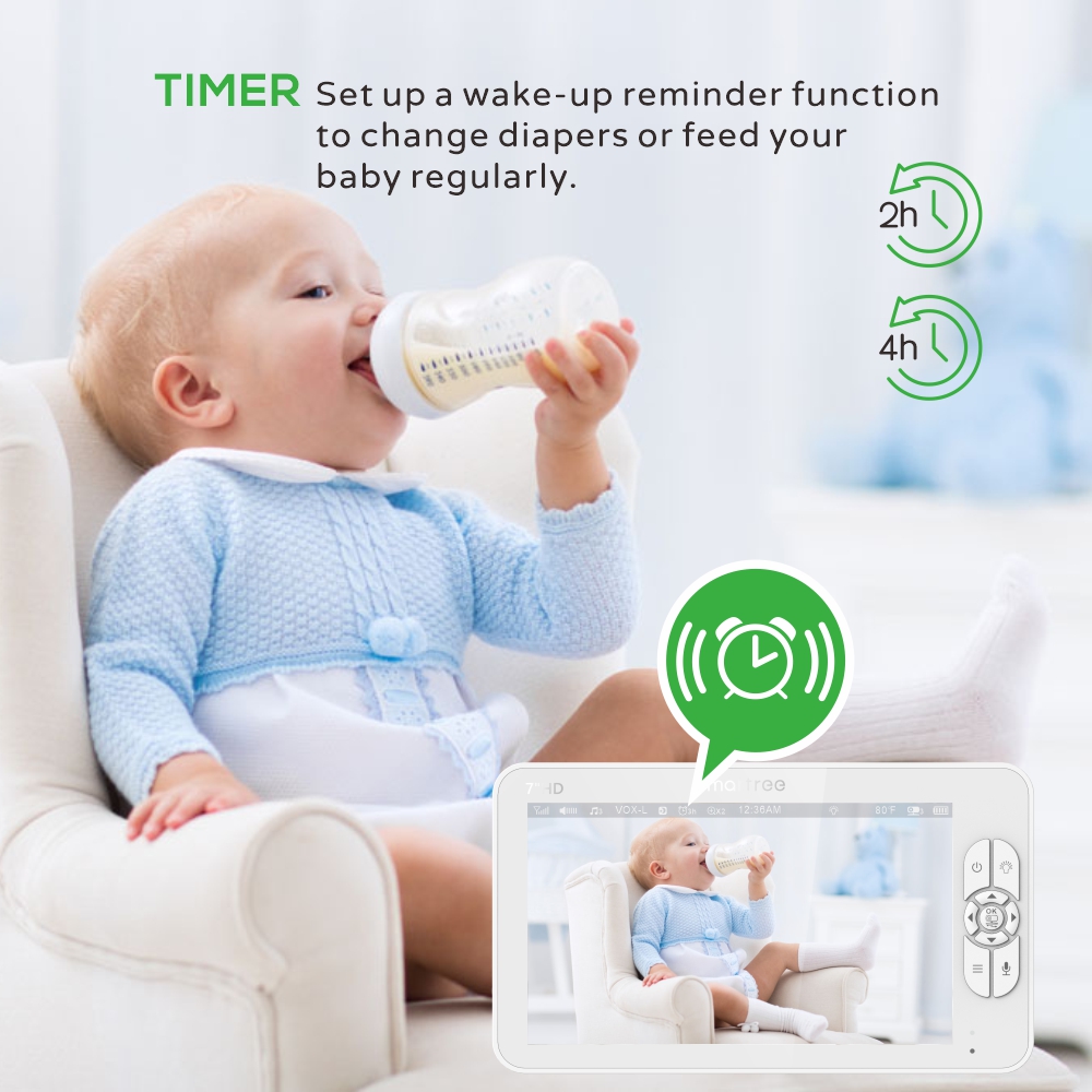 7.0 Inch HD Video Baby Monitor – Audio X Music recenzja i cena