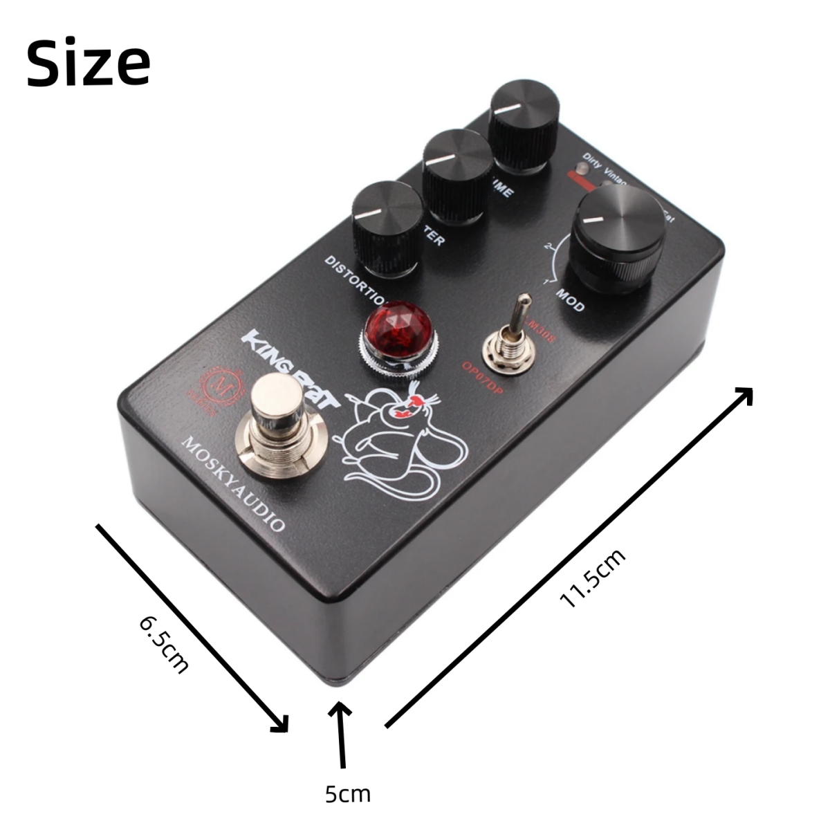 Mosky KING RAT Effects Pedal D – Looper Pedal Guitar recenzja i cena