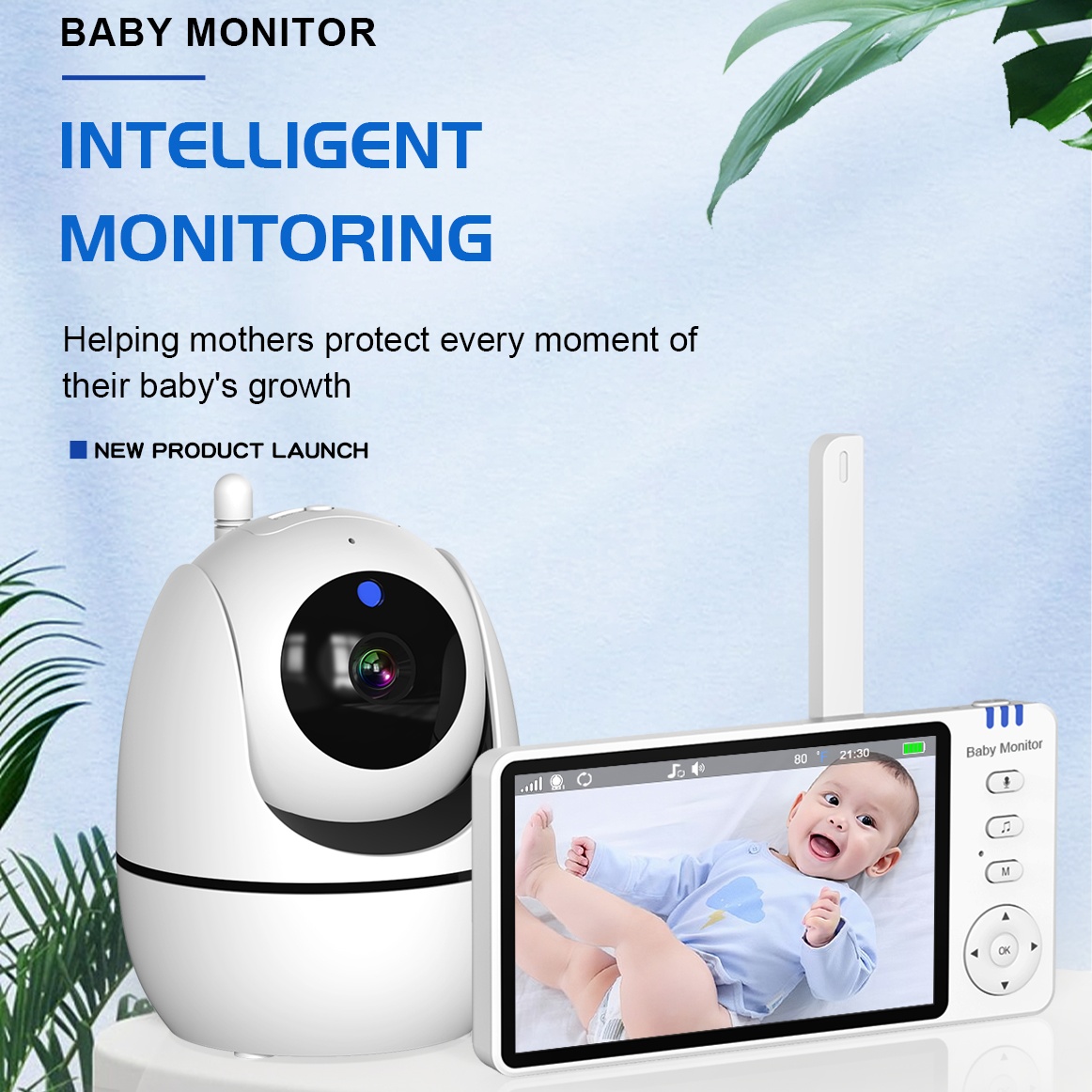 5 Inch Video Baby Monitor 2.4G – Audio Music Network recenzja i cena