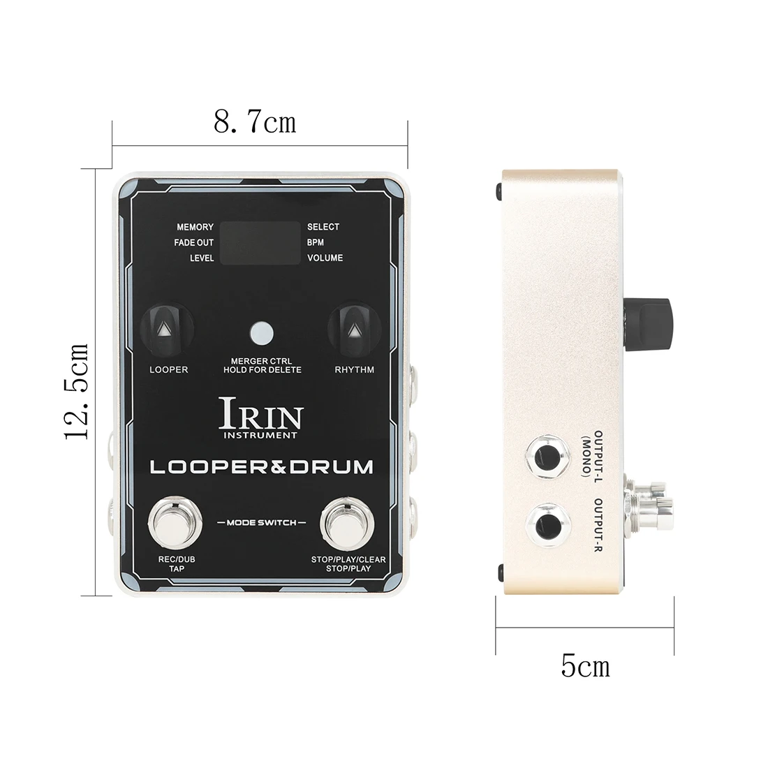 IRIN XS-04 Loop Recording Guit – Looper Pedal Guitar recenzja i cena