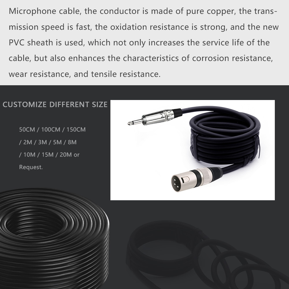3.5mm Mono Jack Male to XLR Ma – Cable Xlr Balanced recenzja i cena