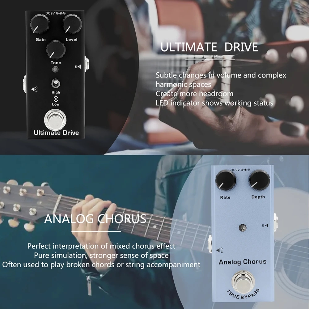 Electric Guitar Pedal Overdriv – Looper Pedal Guitar recenzja i cena