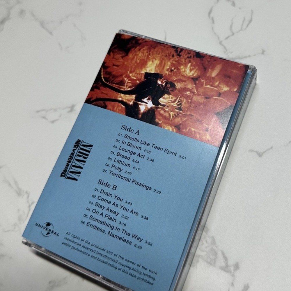 Nirvana Cassette Tape Rock Eng – Audio Music New Song recenzja i cena