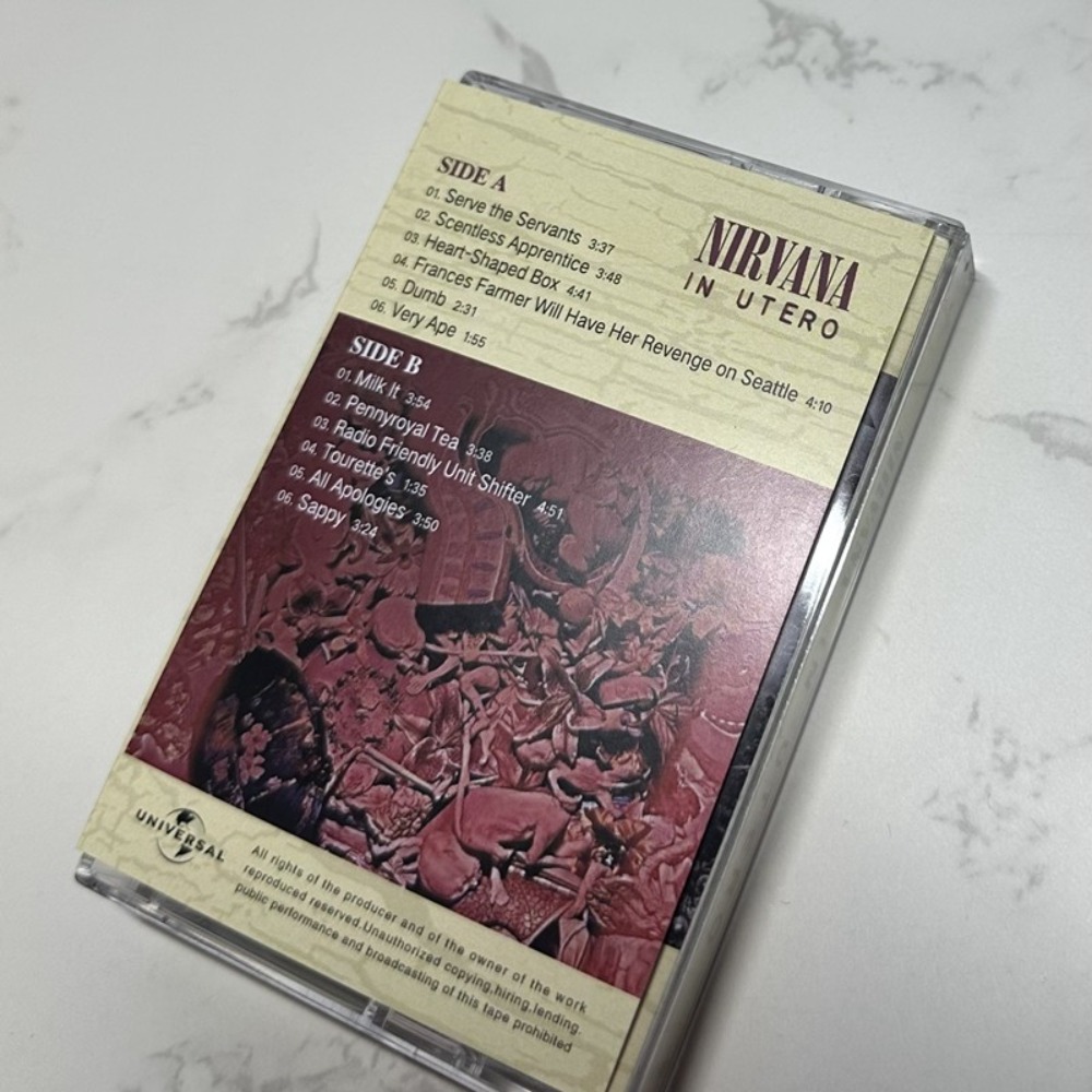 Nirvana Cassette Tape Rock Eng – Audio Music New Song recenzja i cena