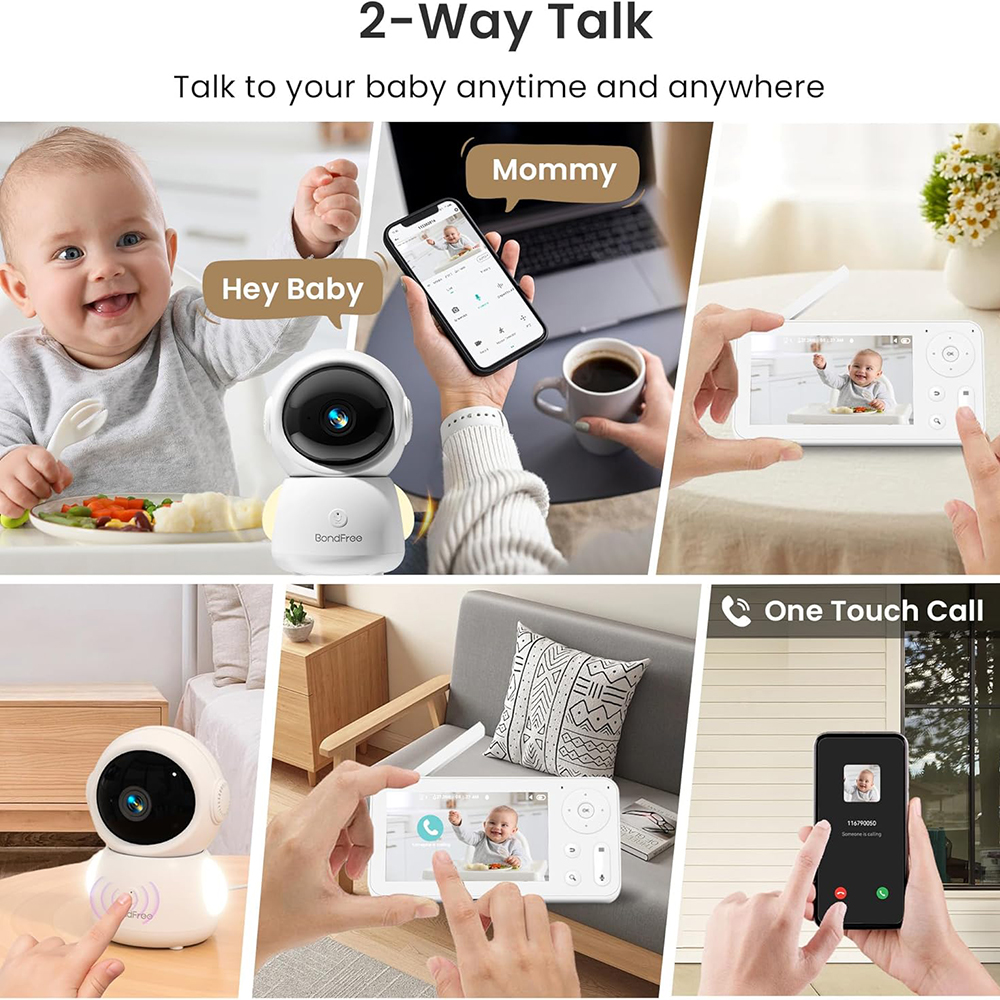 2K Baby Monitor with 2 Cameras – Audio Music Network recenzja i cena