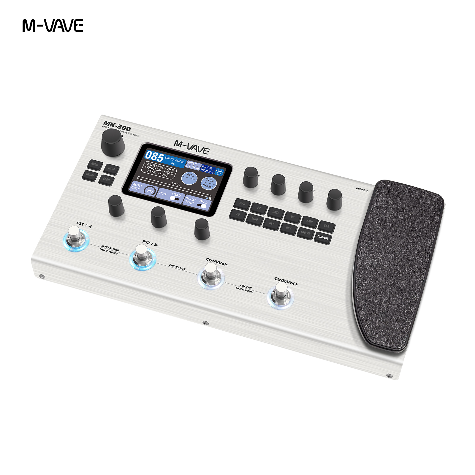 M-VAVE MK-300 Multi-Function G – Looper Pedal Guitar recenzja i cena